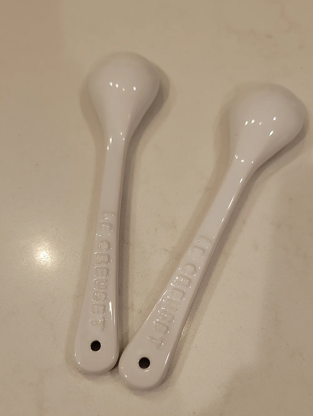Le Creuset White Spoon Bundle